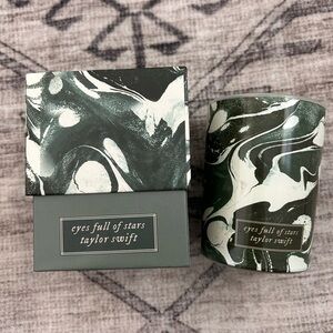 TAYLOR SWIFT EVERMORE EMPTY Candle jar and box “eyes full of stars" + tealights